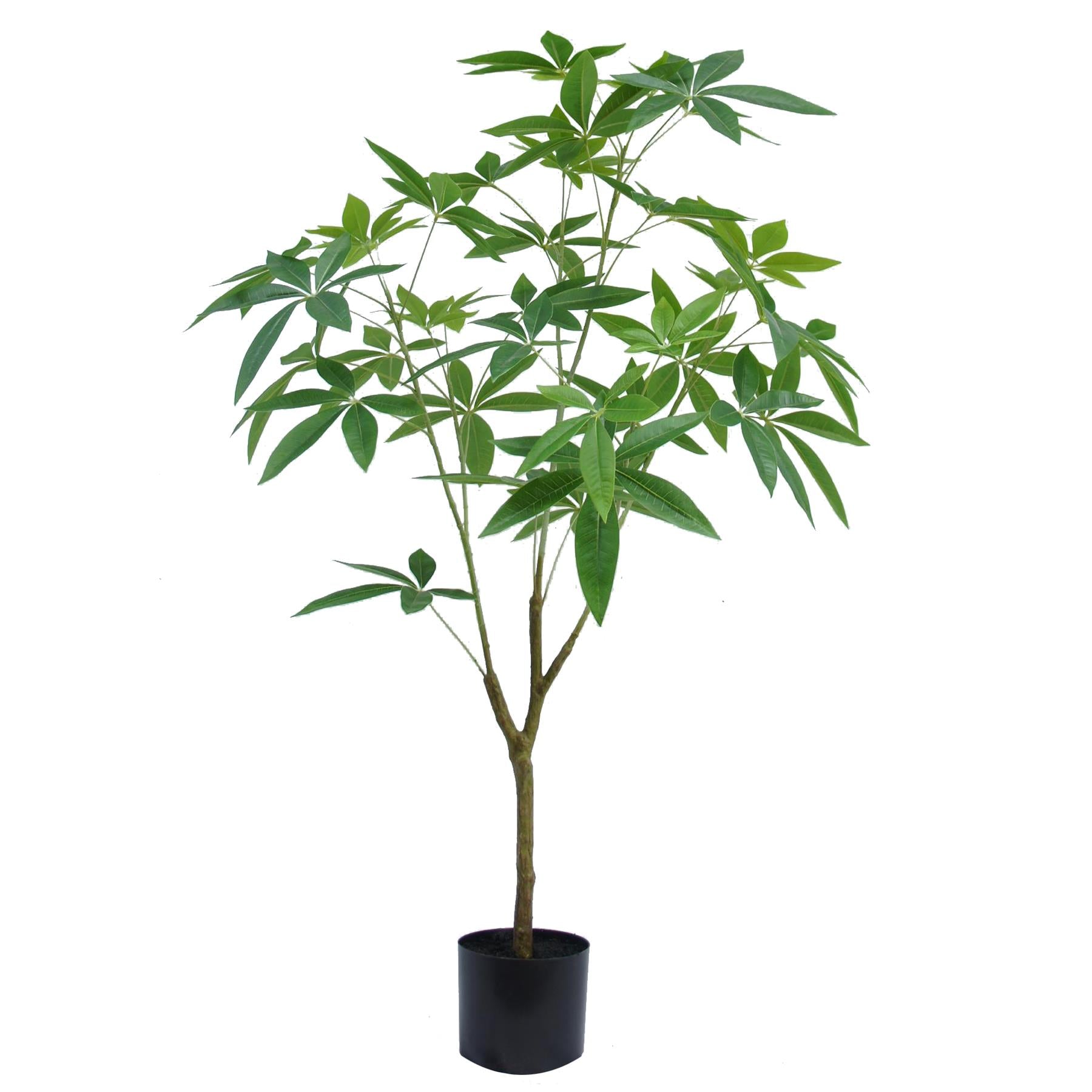 120cm Artificial Money Plant Pachira Realistic Faux Tree – image 3
