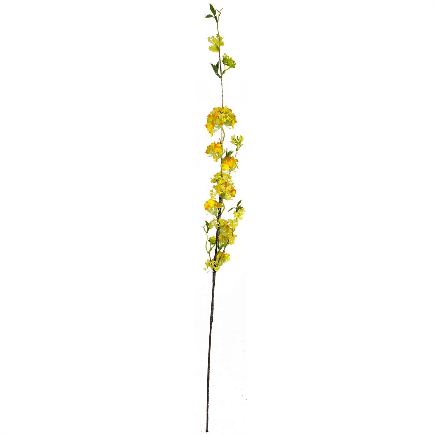 100cm Artificial Yellow Blossom Spray Stem – image 2
