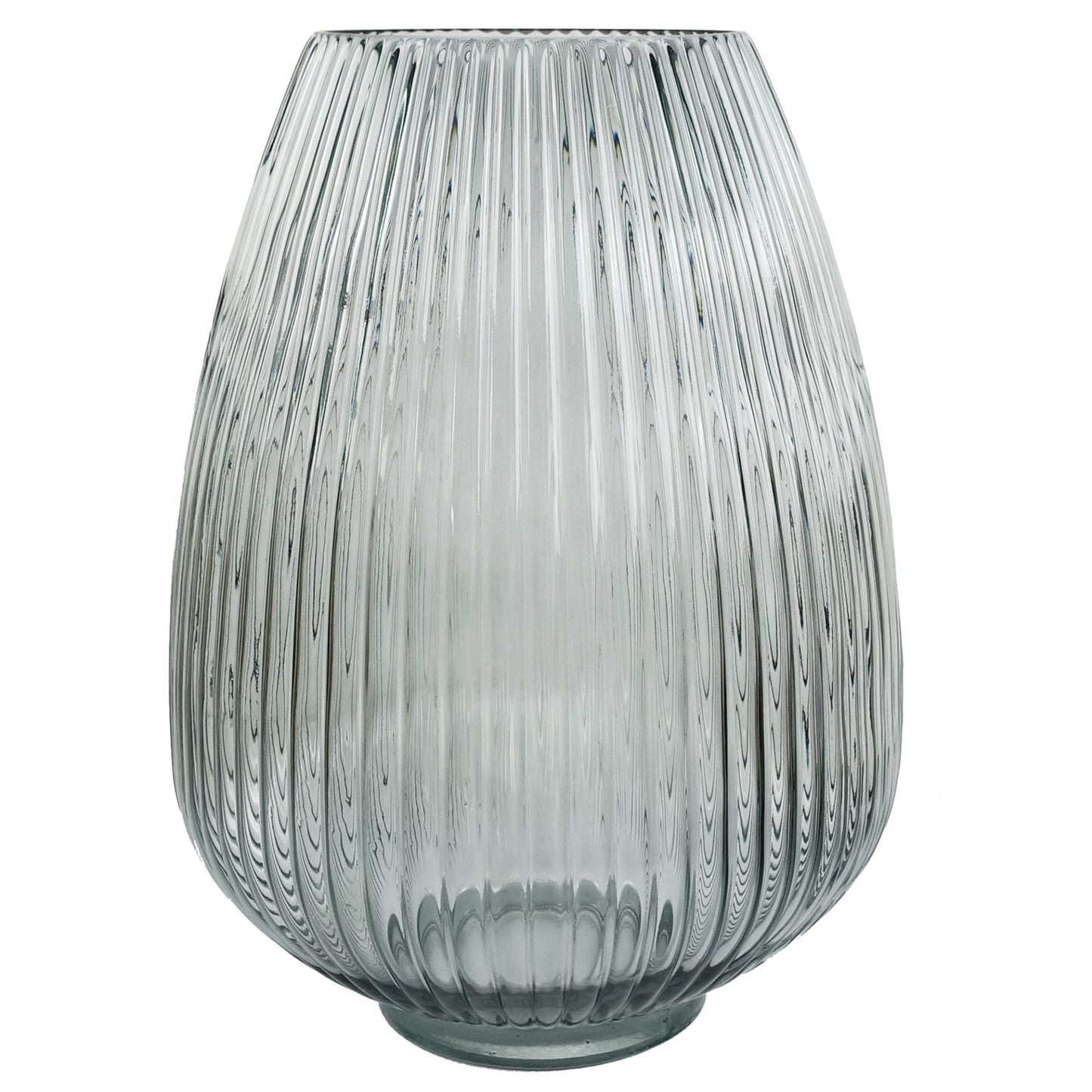 70cm Grey Glass Vase Artificial Orchids and Roses – image 5