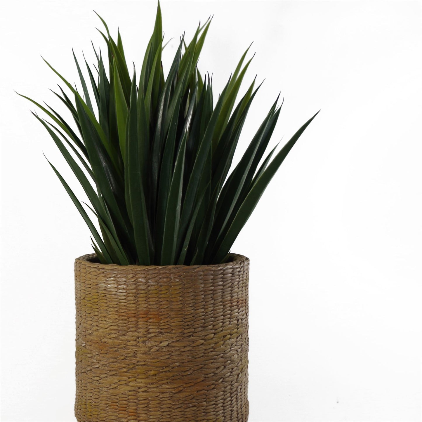 54cm x 30cm Rattan Effect Composite Large Planter – image 7