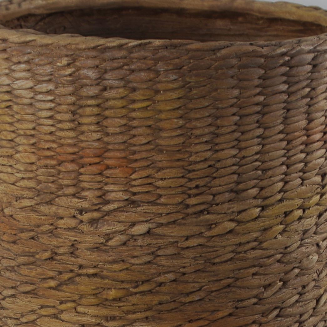 54cm x 30cm Rattan Effect Composite Large Planter – image 10