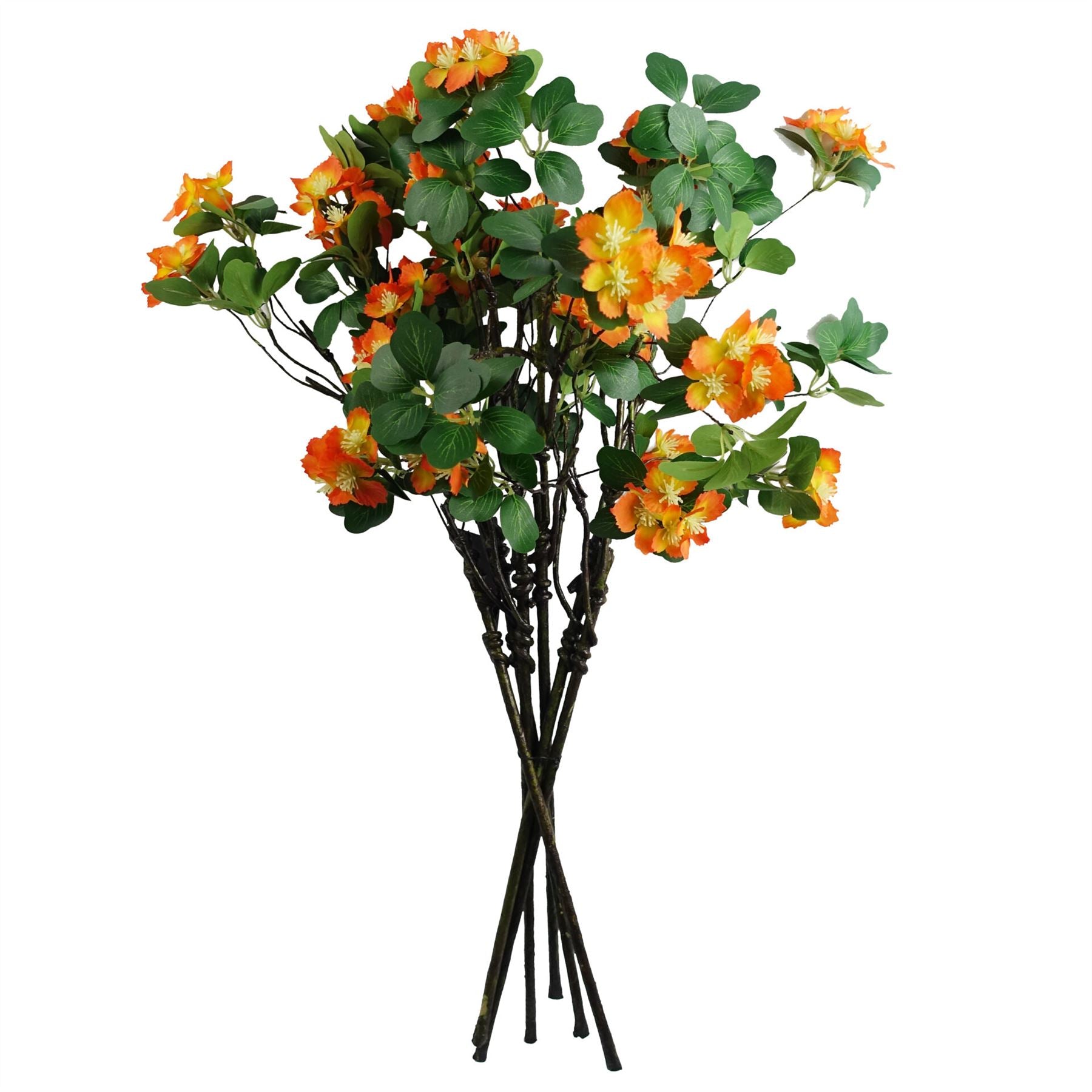 60cm Artificial Flower Foliage Spray Orange – image 6