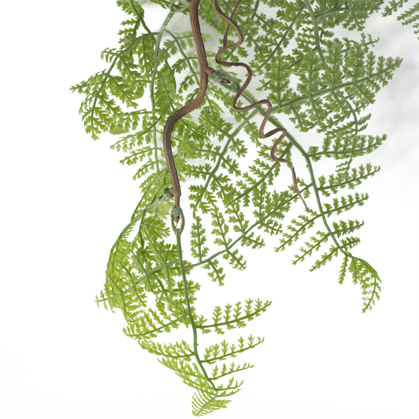100cm Artificial Hanging Maidenhair Fern Plant Light Green – image 3