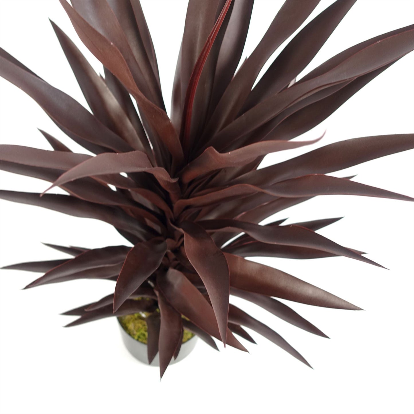 85cm Dark Red Yucca Plant Artificial – image 3