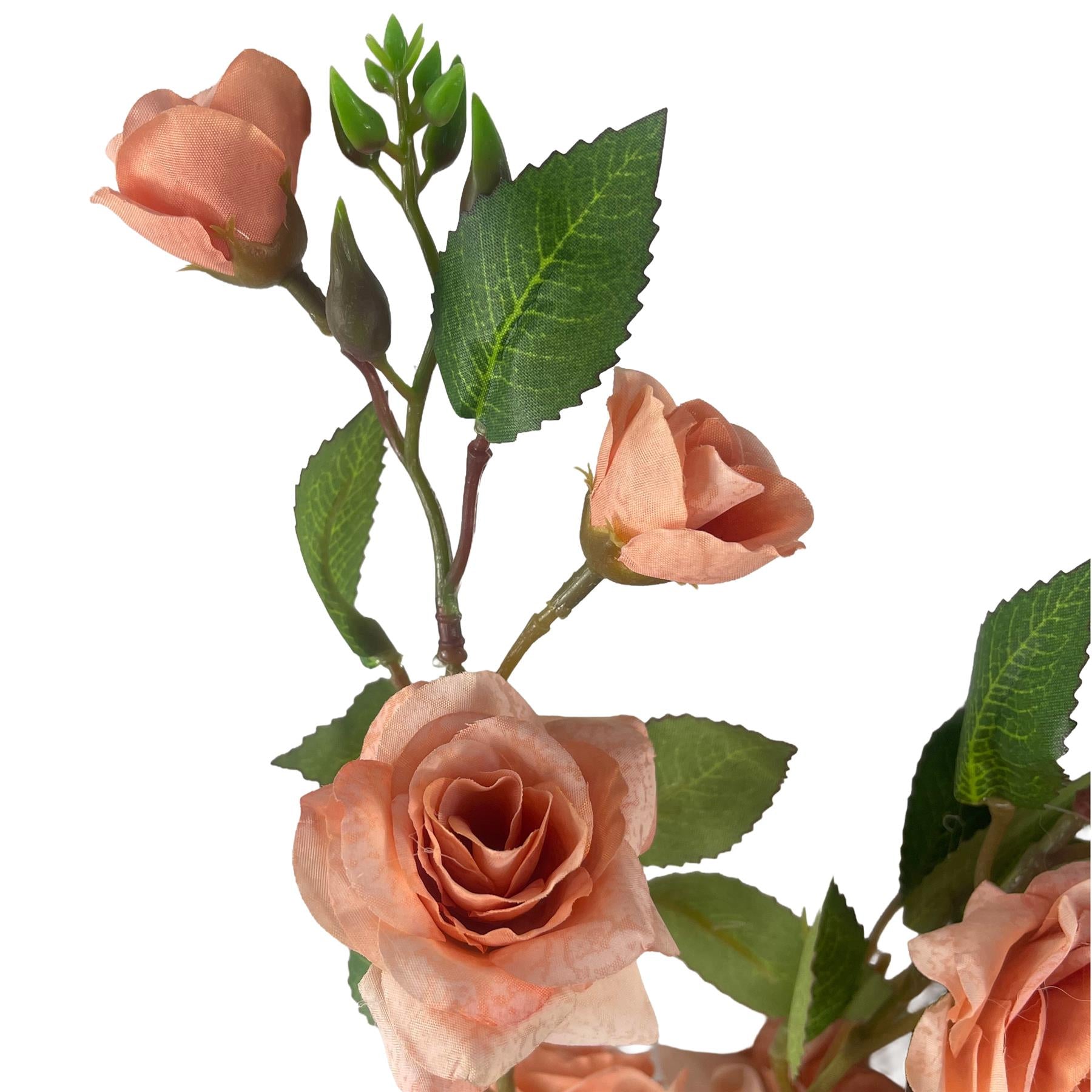 90cm Artificial Pink Rose Stem – image 5