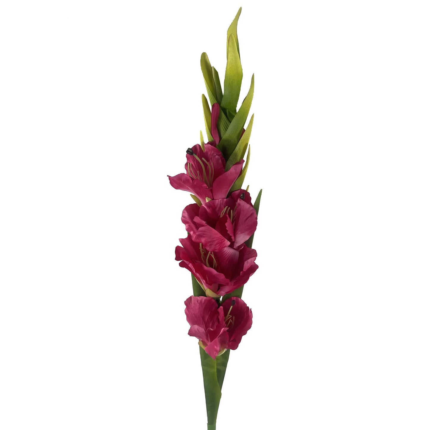 115cm Artificial Pink Gladioli Stem – image 3