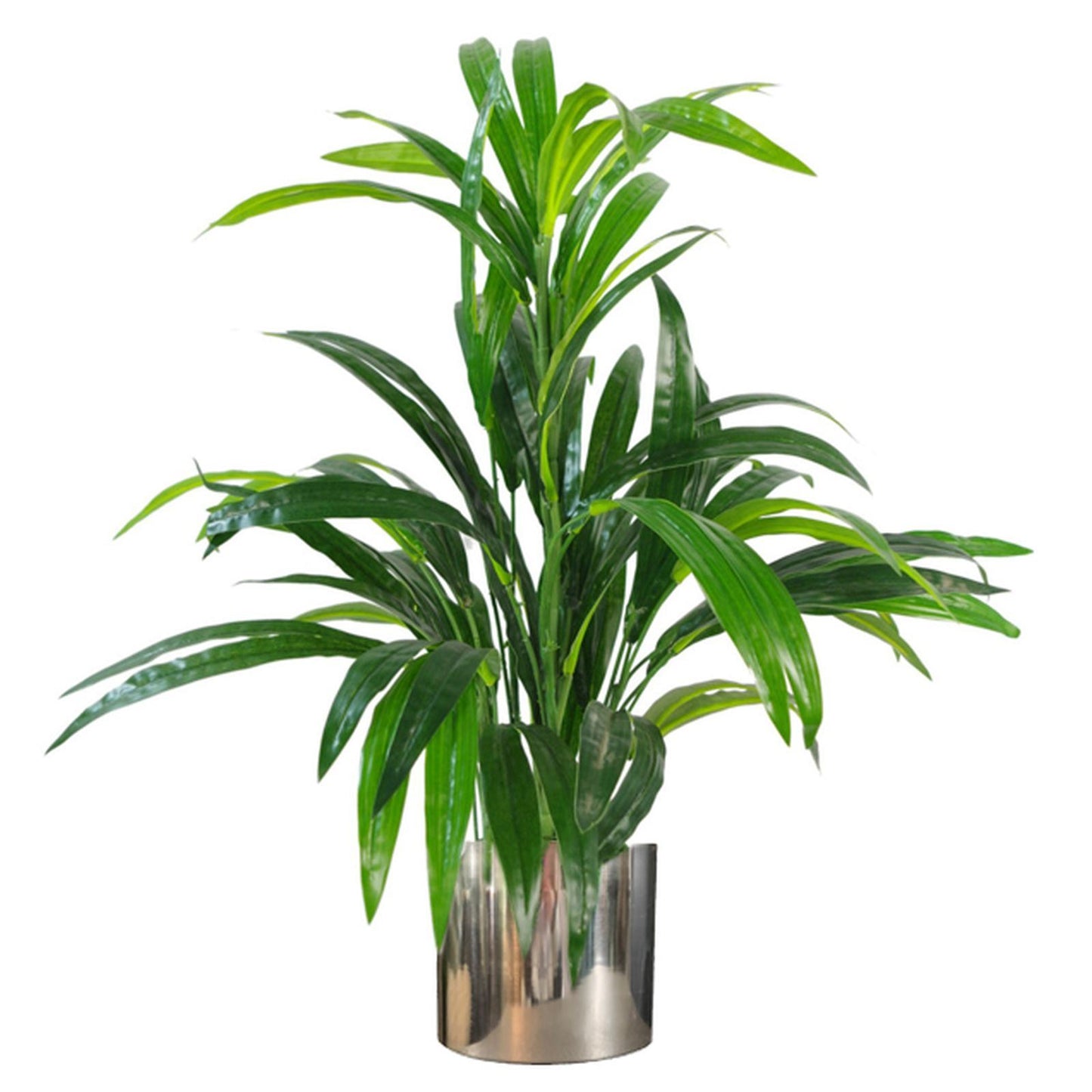 Leaf Planter Plant Pot with Polished Silver Finish 20 x 18cm – image 2