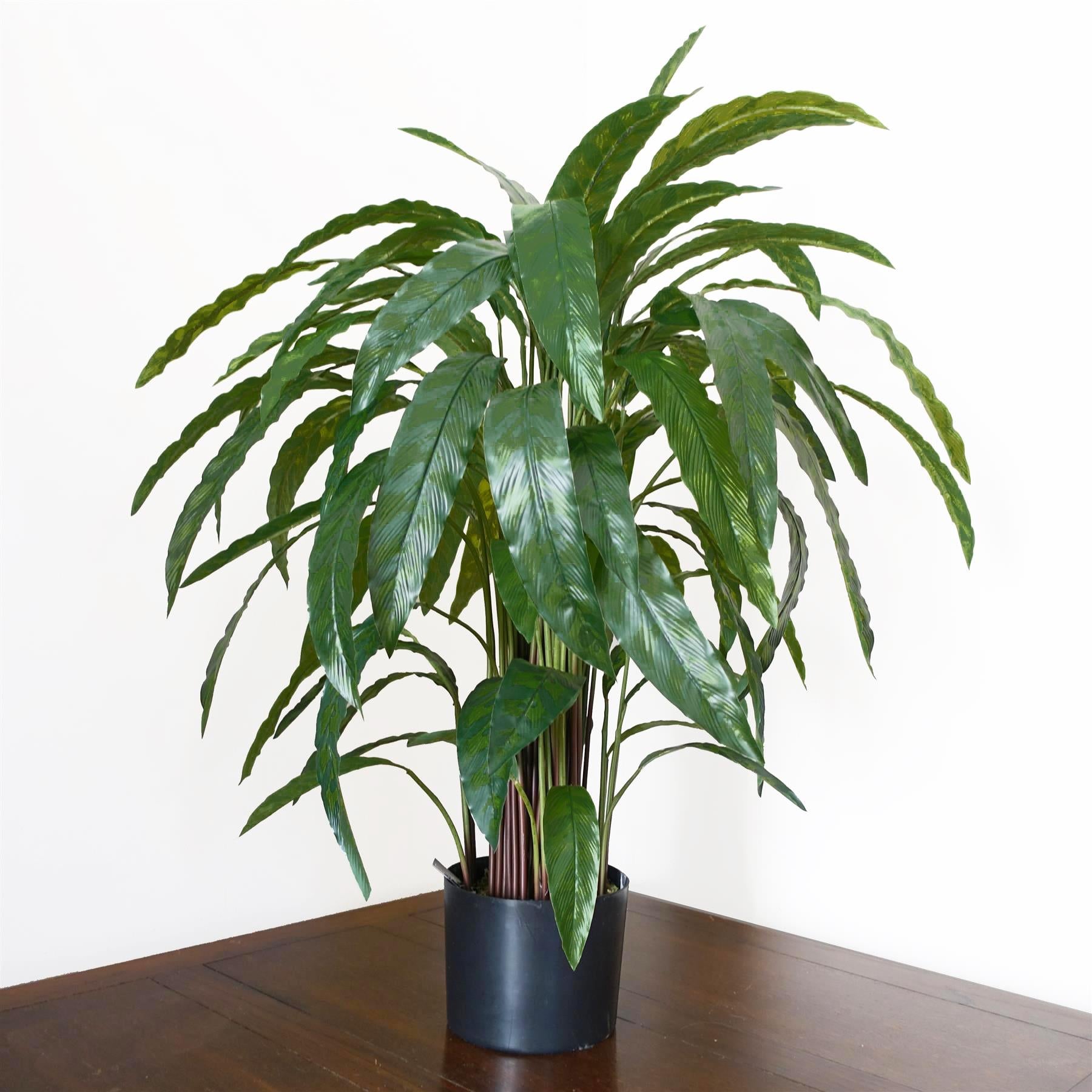 90cm Artificial Calathea Plant Dark Green – image 6