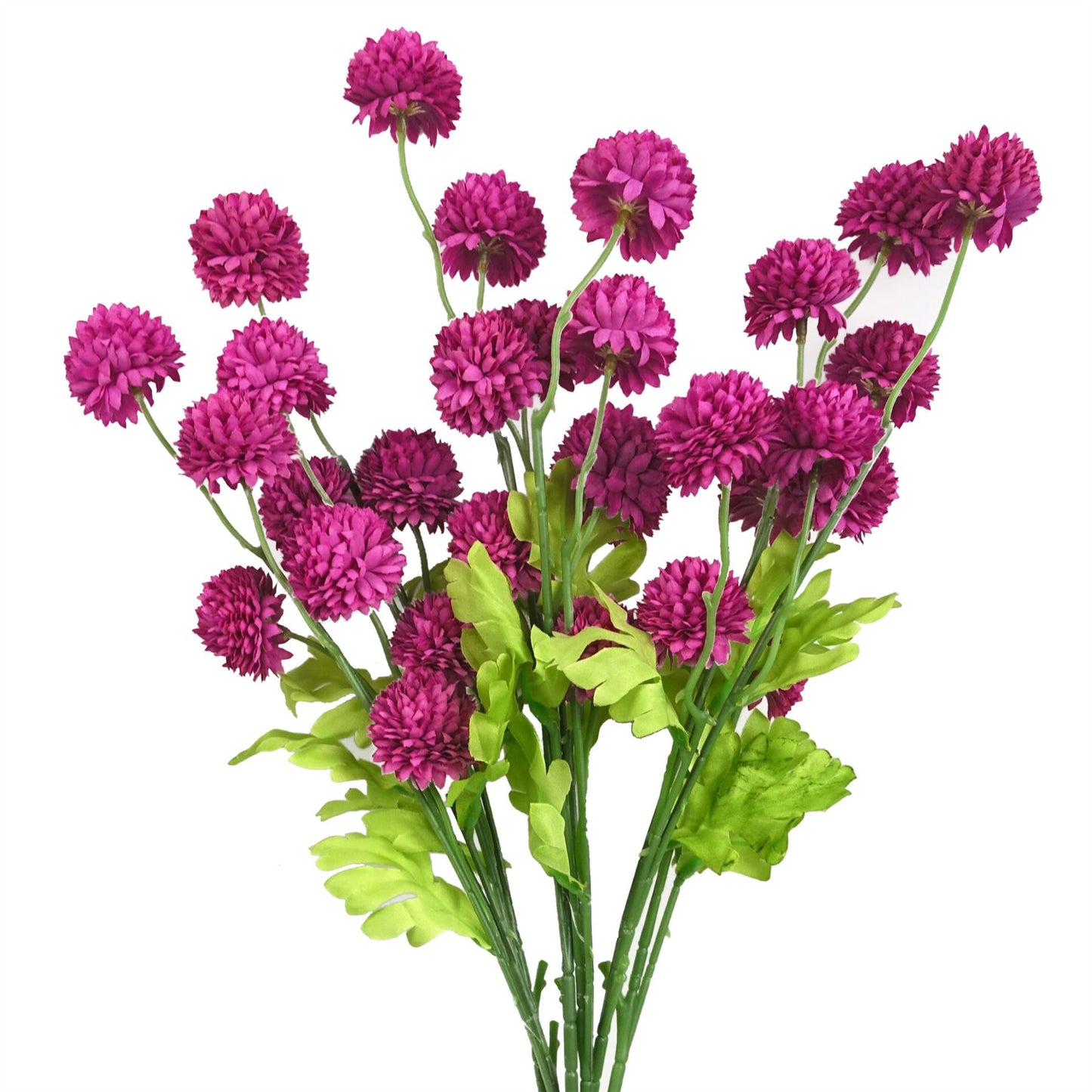 50cm Dahlia Pompom Pink Artificial Stem – image 6
