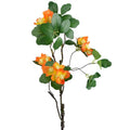 60cm Artificial Flower Foliage Spray Orange