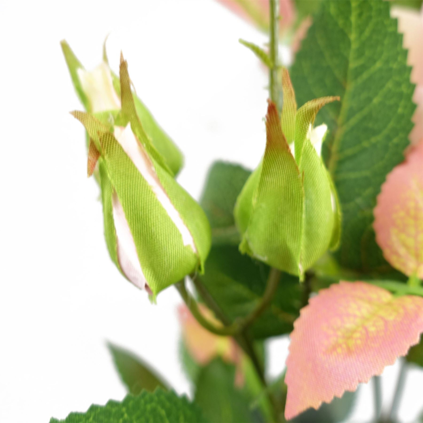 50cm Artificial Pink Rose Plant – image 6