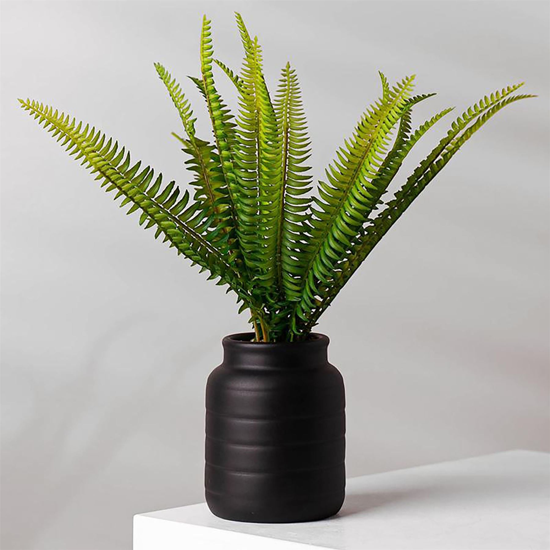 Black Vase Planter 13 x 13 x 14cm BlackBlack – image 3