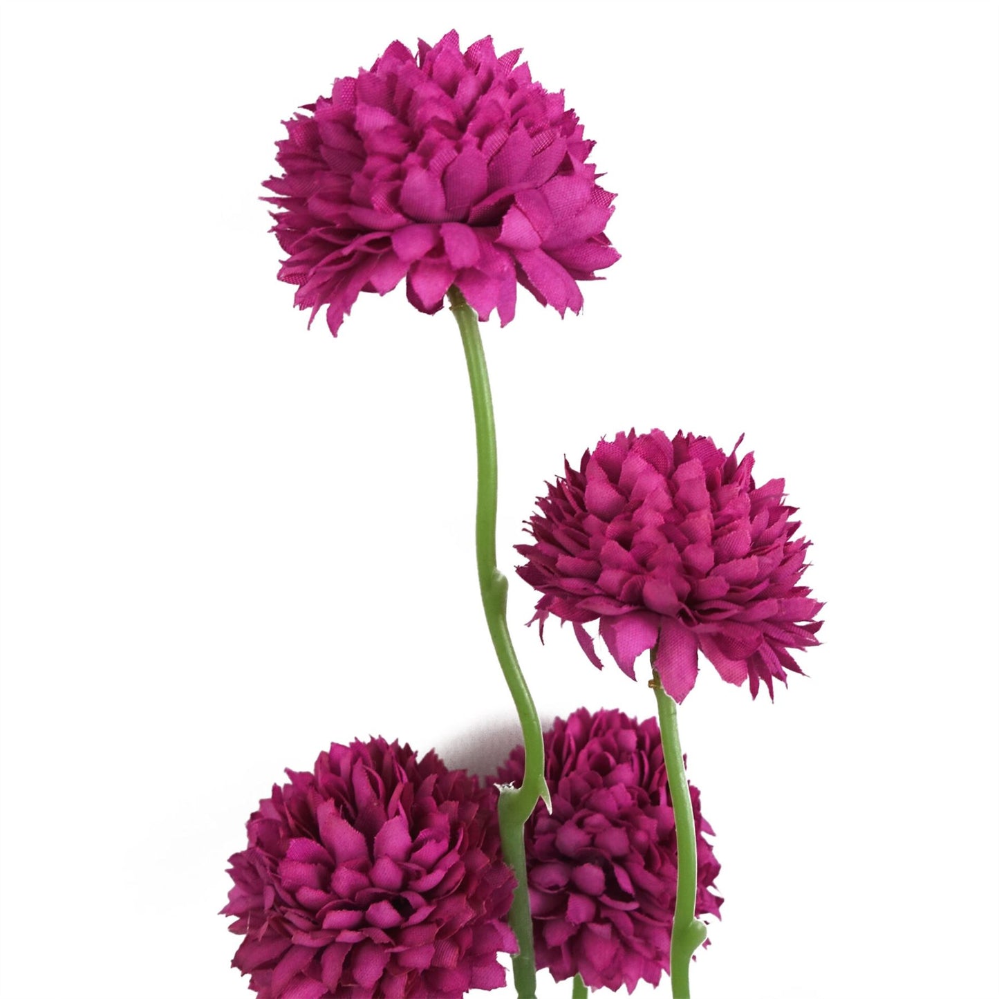 50cm Dahlia Pompom Pink Artificial Stem – image 4