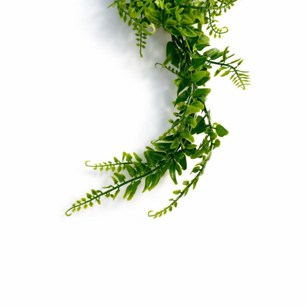 75cm Artificial Trailing Fern Bush Hanging Faux Greenery Plant – image 3