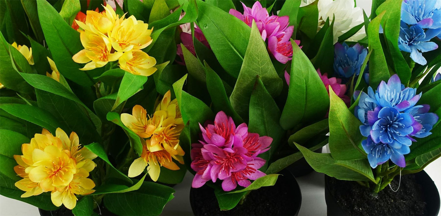 18cm Artificial Freesia Plant Yellow Flowering – image 6