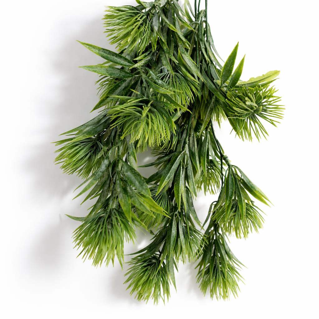 75cm Artificial Green Thistle Trailing Hanging Plant Faux Floral – image 3