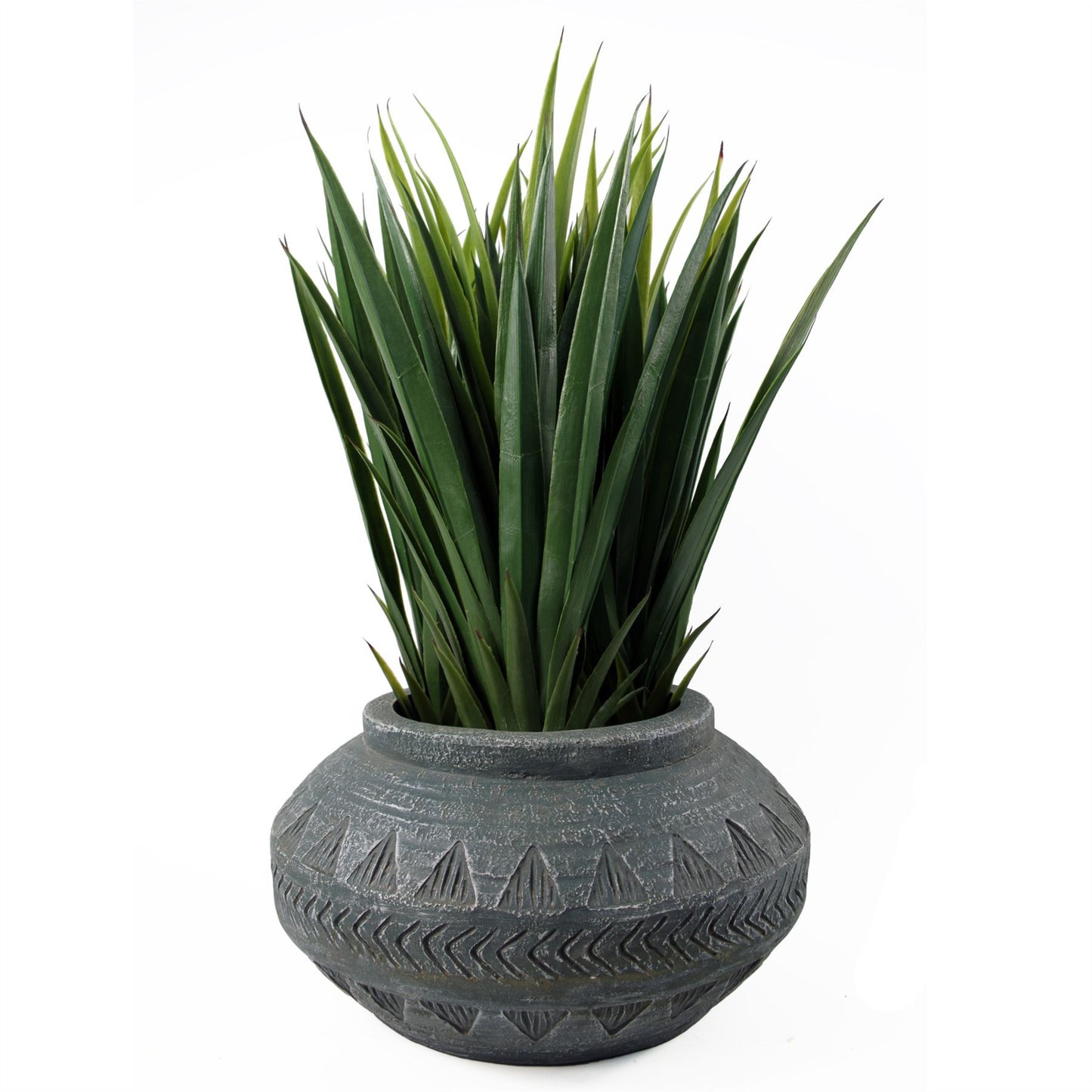 x 40cm Large Grey Gliese Triangle Planter 21cm – image 2