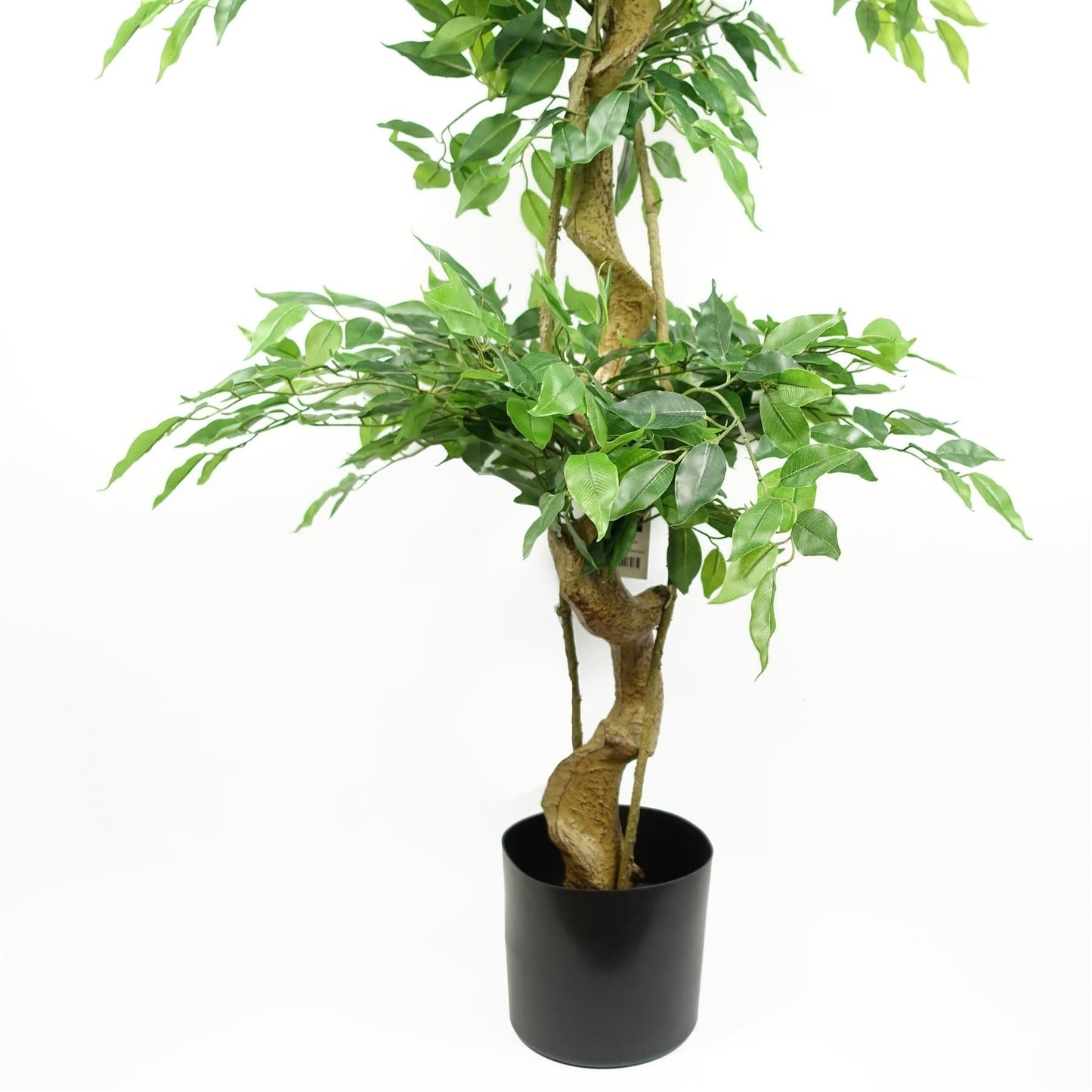 180cm Artificial Ficus Tree Triple Ball Topiary Copper Planter – image 3