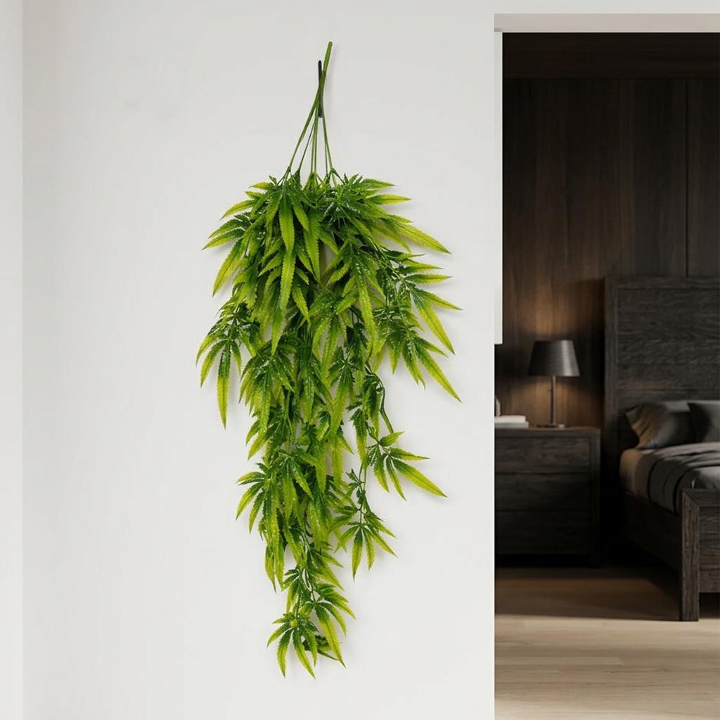 70cm Artificial Trailing Fern Leaf Plant Hanging Faux Greenery – image 3