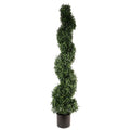 Artificial 120cm UV Resistant Boxwood Tree Spiral Topiary