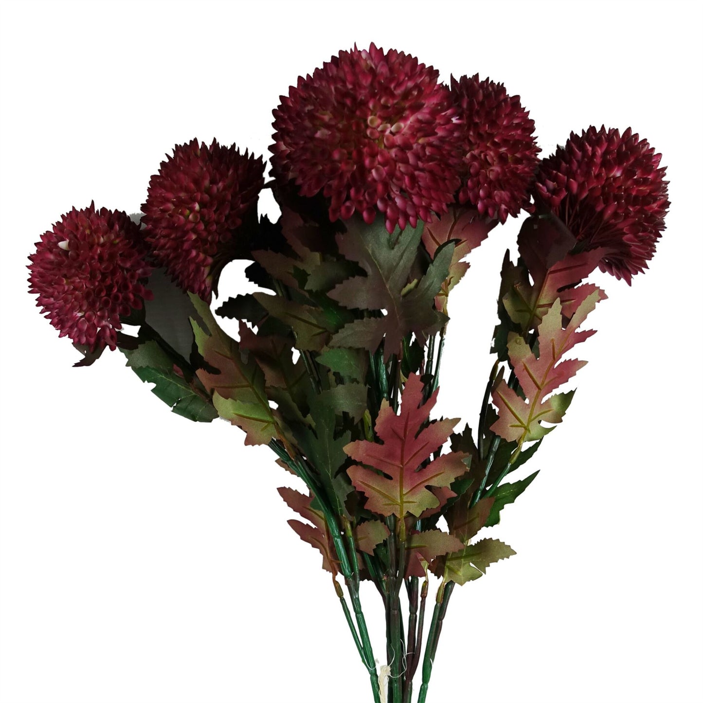 70cm Large Ball Dahlia Artificial Flower Stem Pink – image 6