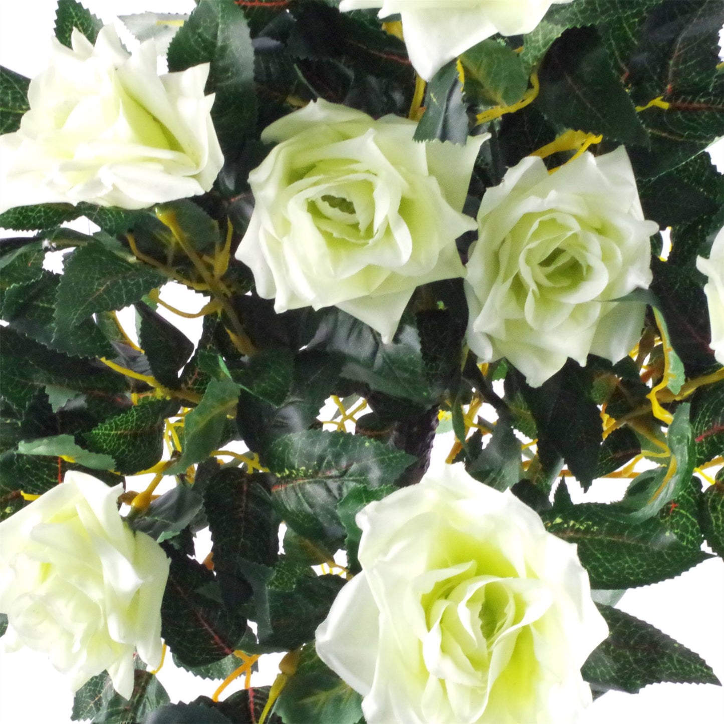 Artificial Cream Rose Tree Wedding Twisted Vine Detail 90cm – image 5