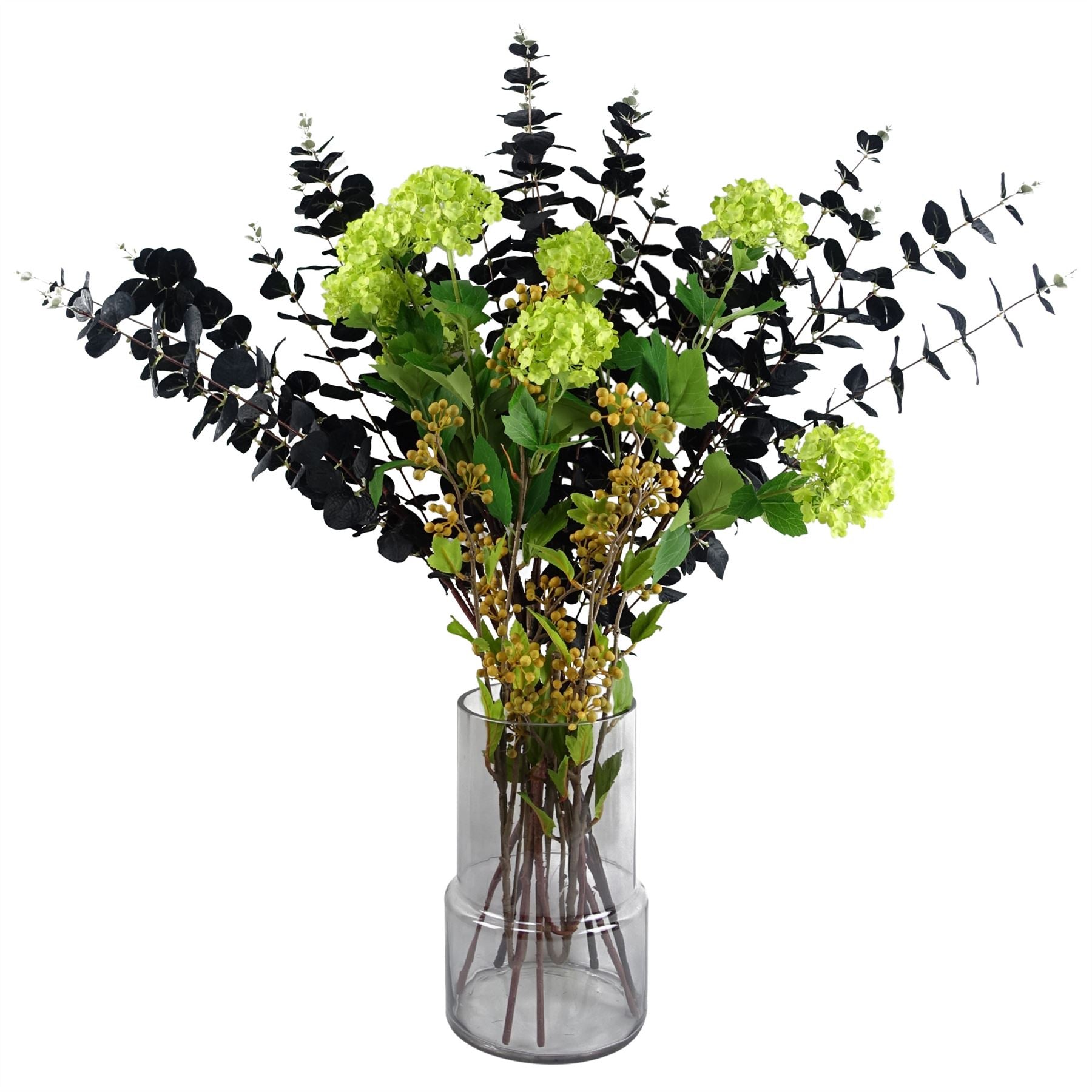 26cm Grey Smoke Glass Vase – image 4