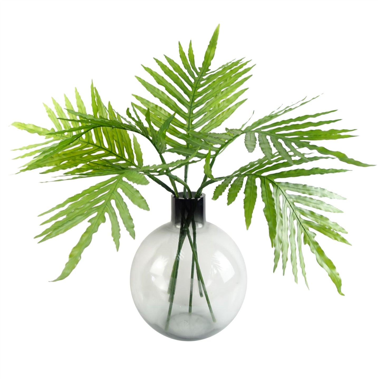 40cm Grey Smoke Bottle Glass Vase – image 7