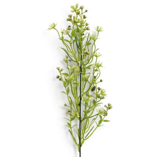 48cm Artificial Wild Berry Blossom Spray Stem Faux Green Floral Filler – image 5