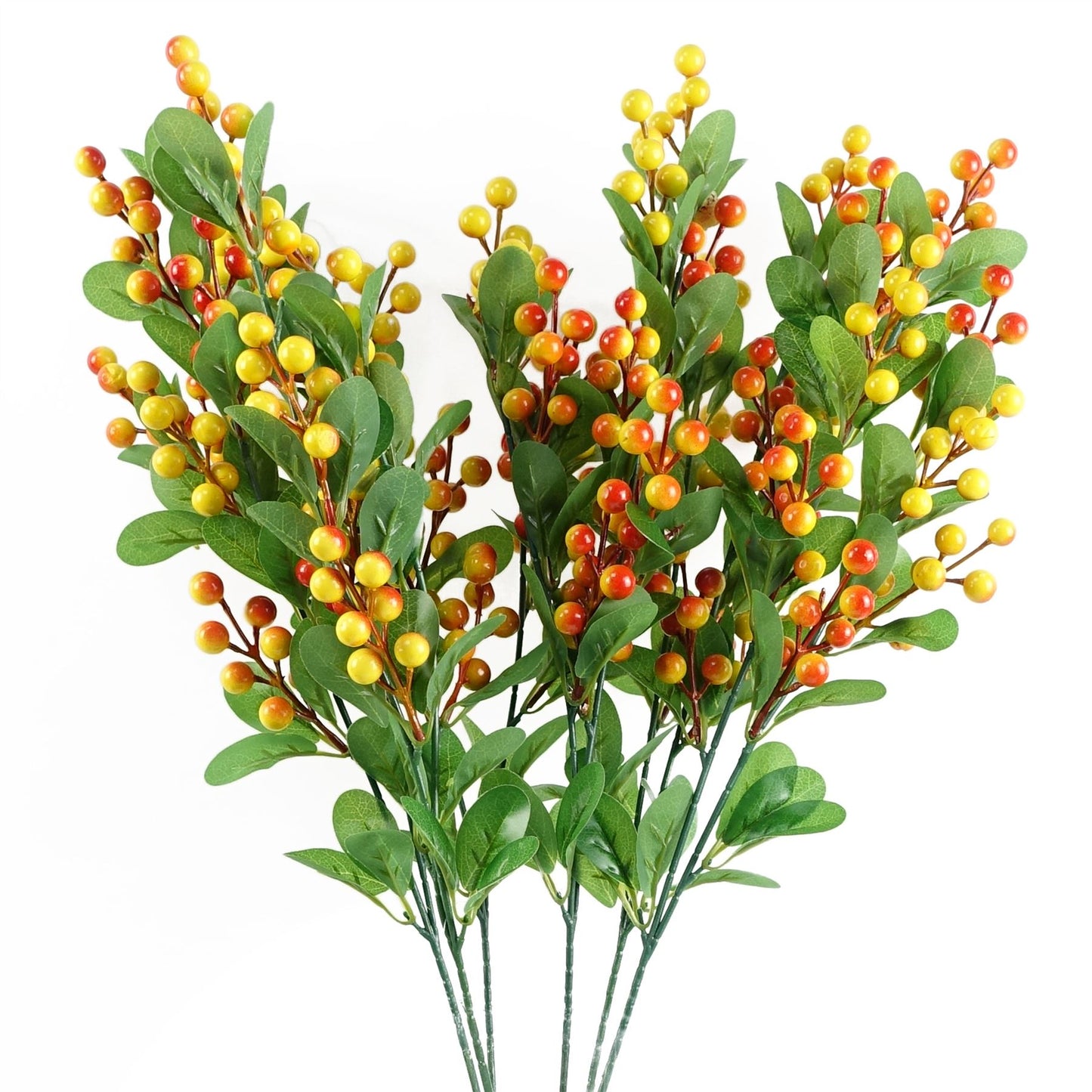 70cm Artificial Orange Berry Spray – image 10