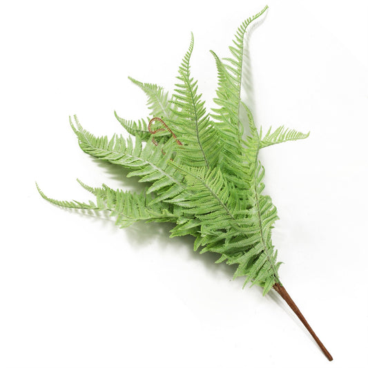 60cm Artificial Bushy Dixie Wood Fern Light Green Plant – image 2