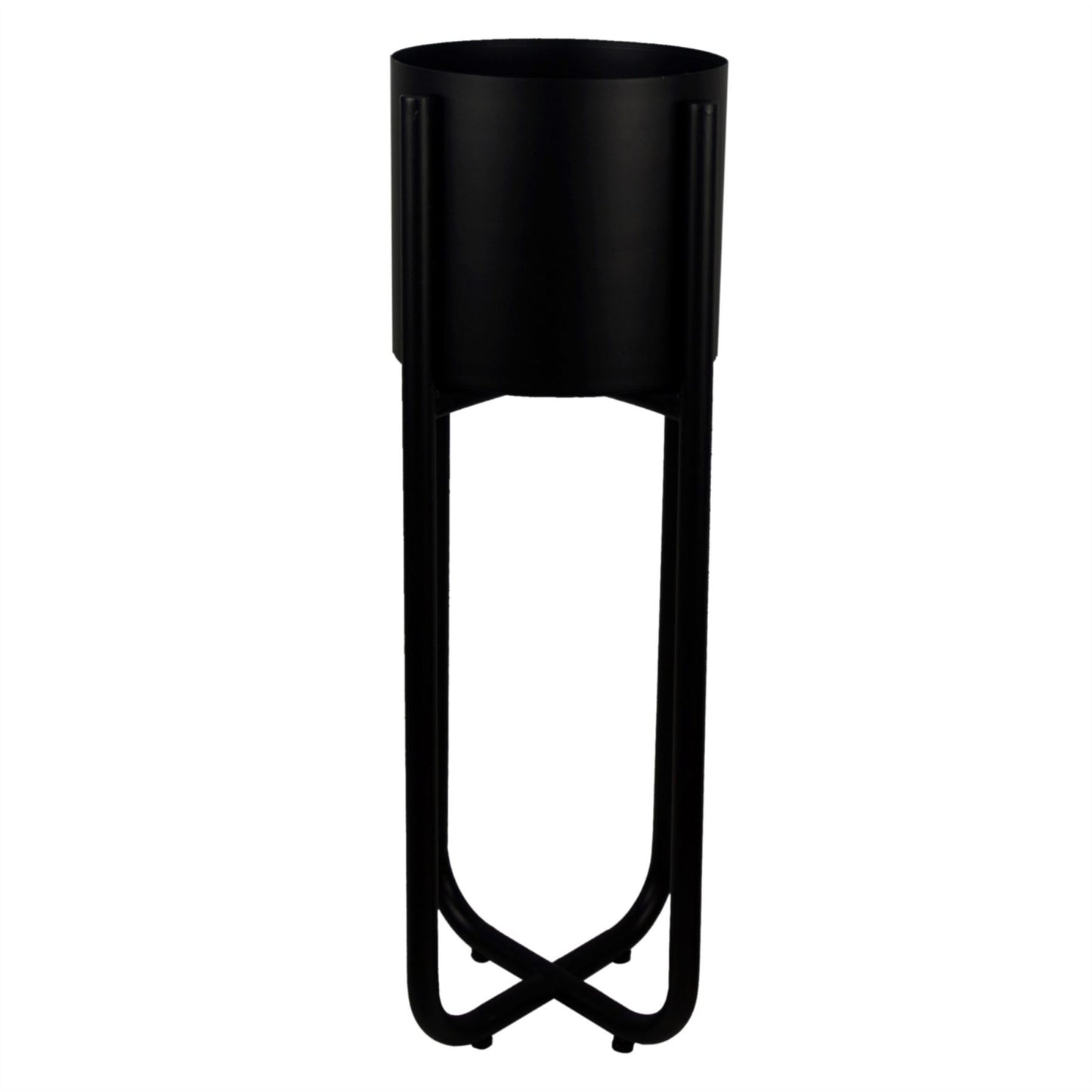 Leaf Planter Plant Pot Black 20 x 18cm – image 3
