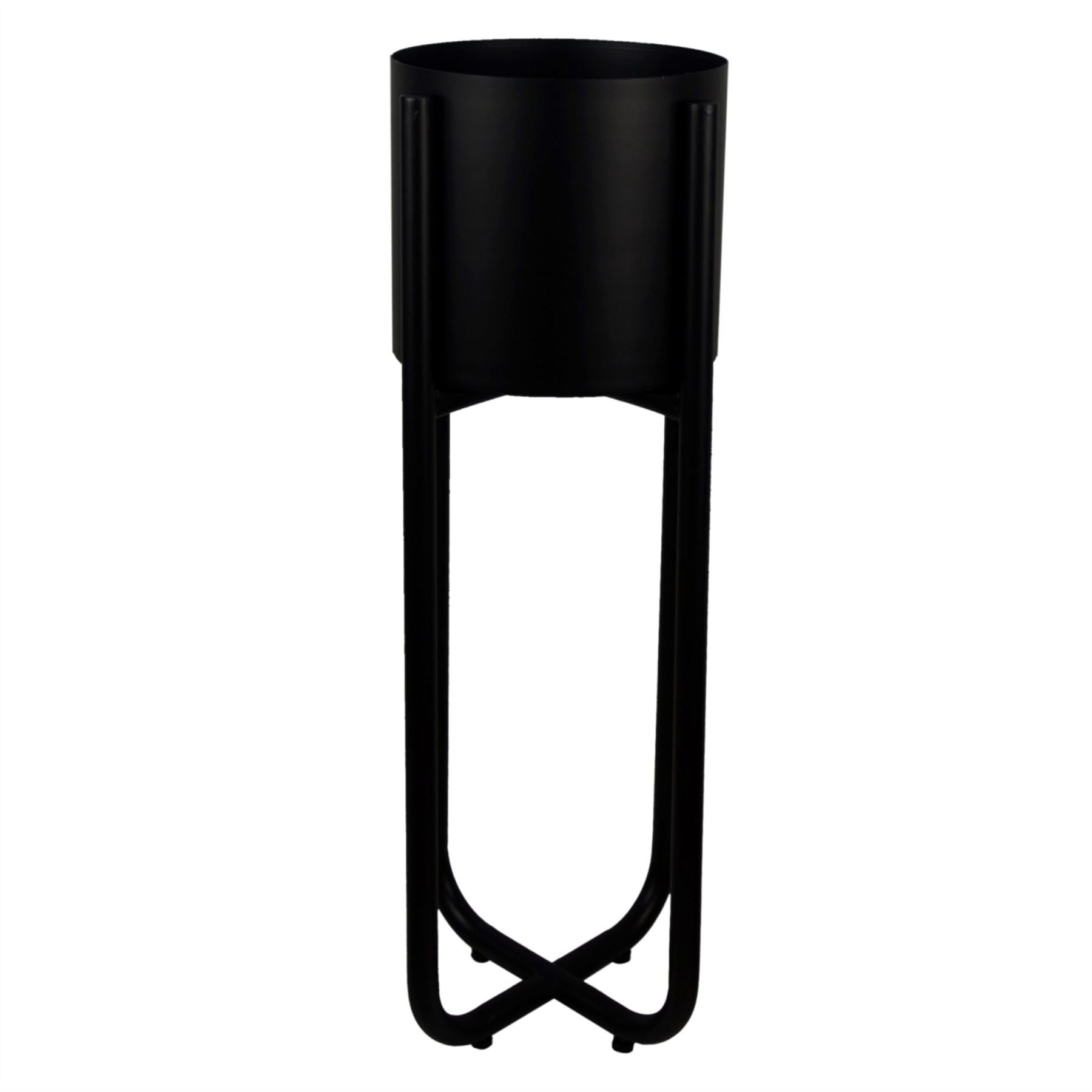 Leaf Planter Plant Pot Black 20 x 18cm – image 3