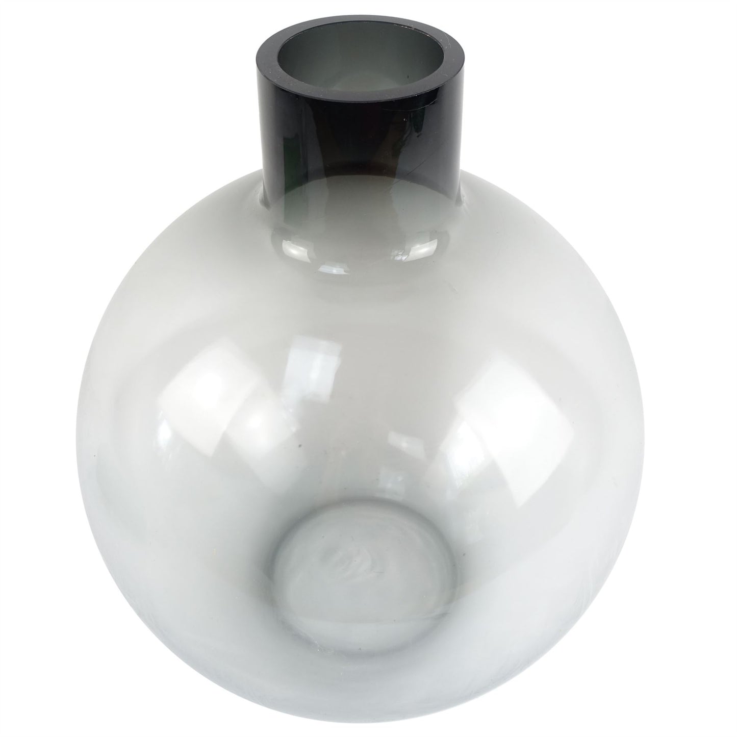 40cm Grey Smoke Bottle Glass Vase – image 4