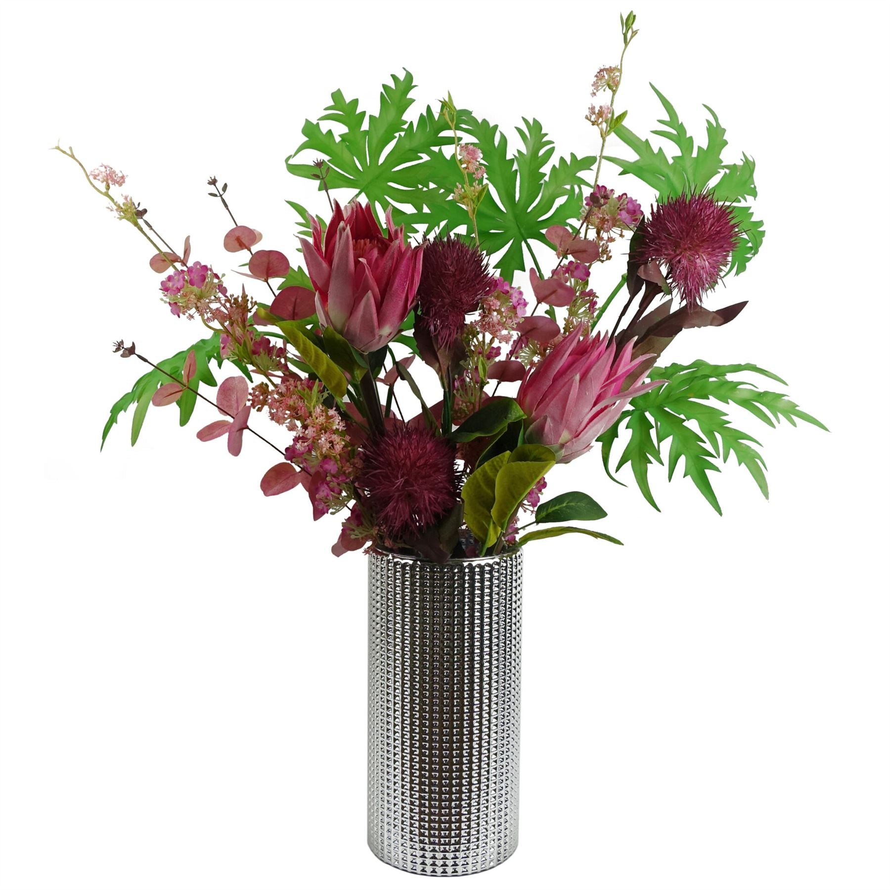 70cm Globe Thistle Purple Ball Artificial Flower Stem – image 7