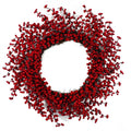 Artificial 60cm Large Luxury Christmas Red Berry Floristry Wreath