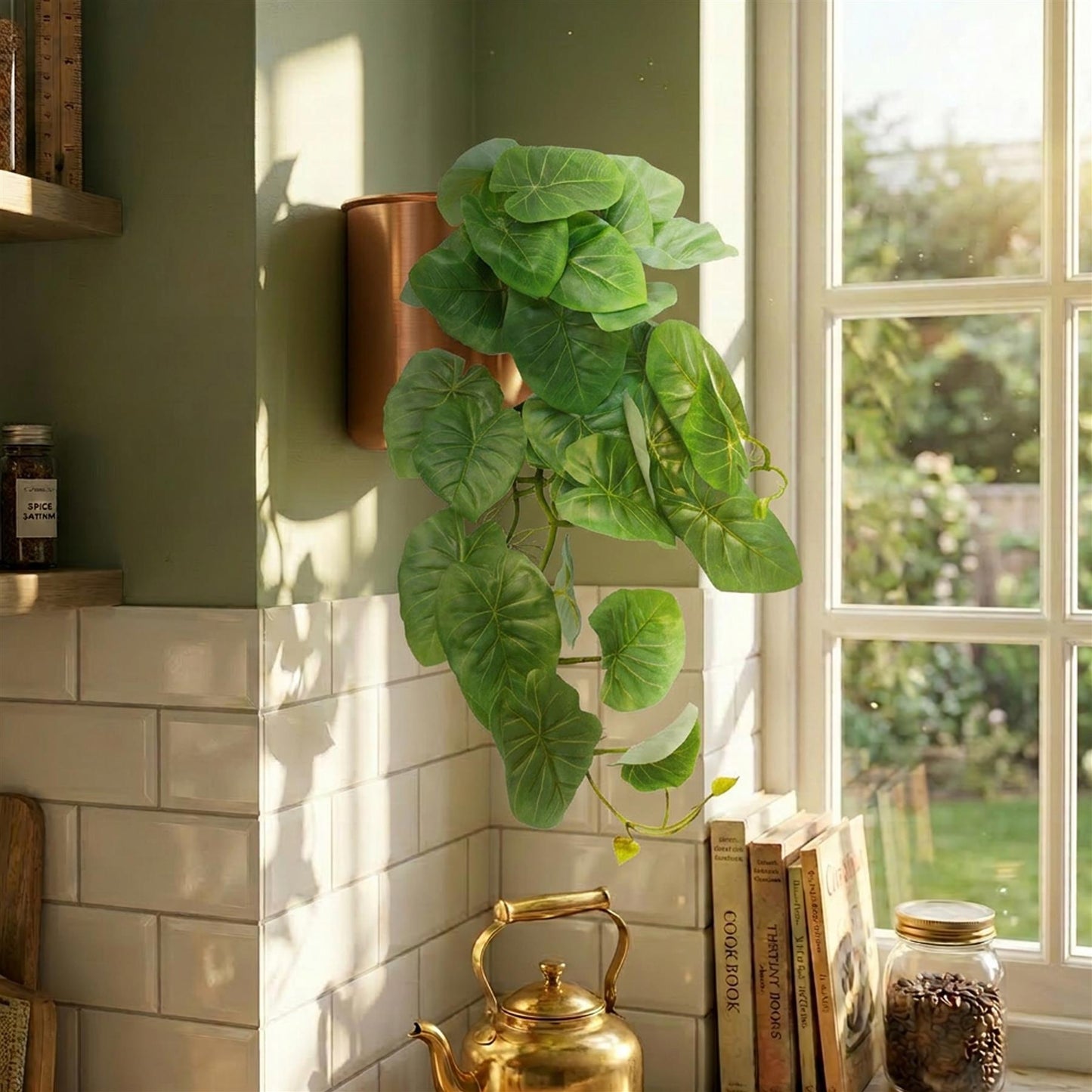 25cm Artificial Trailing Arrowhead Vine Plant – image 4