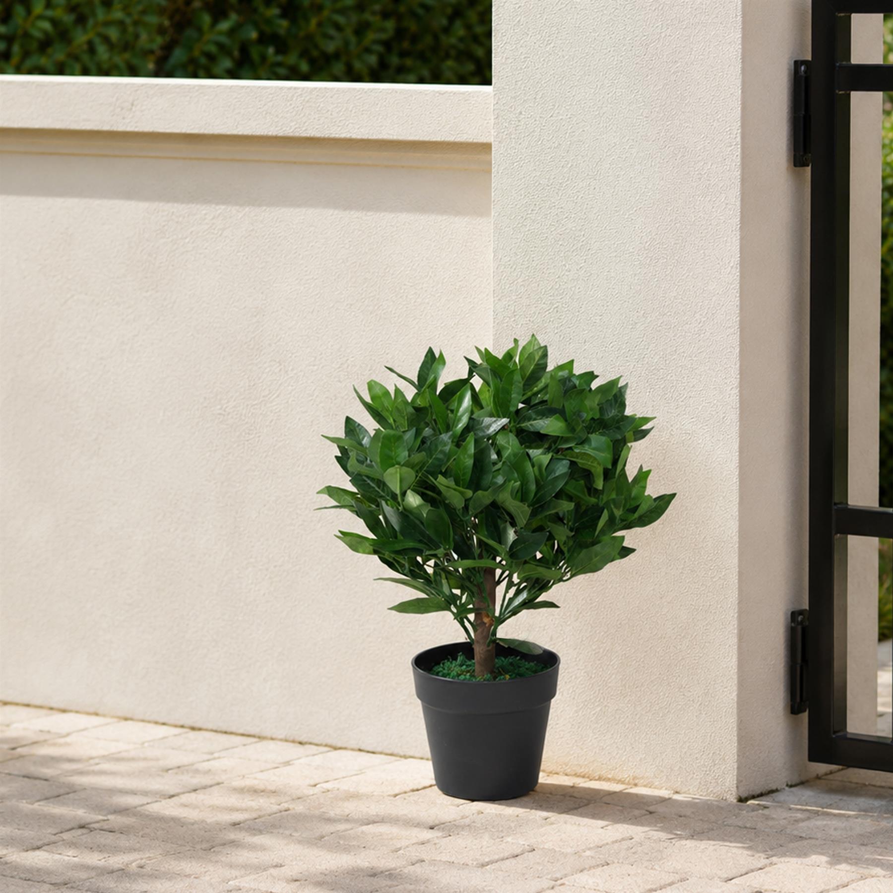 50cm Dwarf Artificial Bay Tree Laurel Topiary Bush – image 4