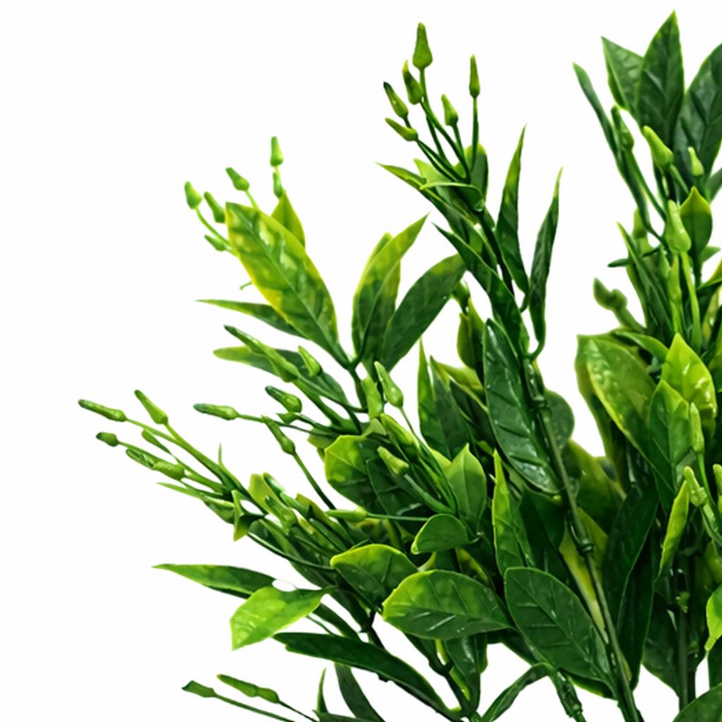 32cm Artificial Green Foliage Spray Stem Faux Leafy Greenery – image 3