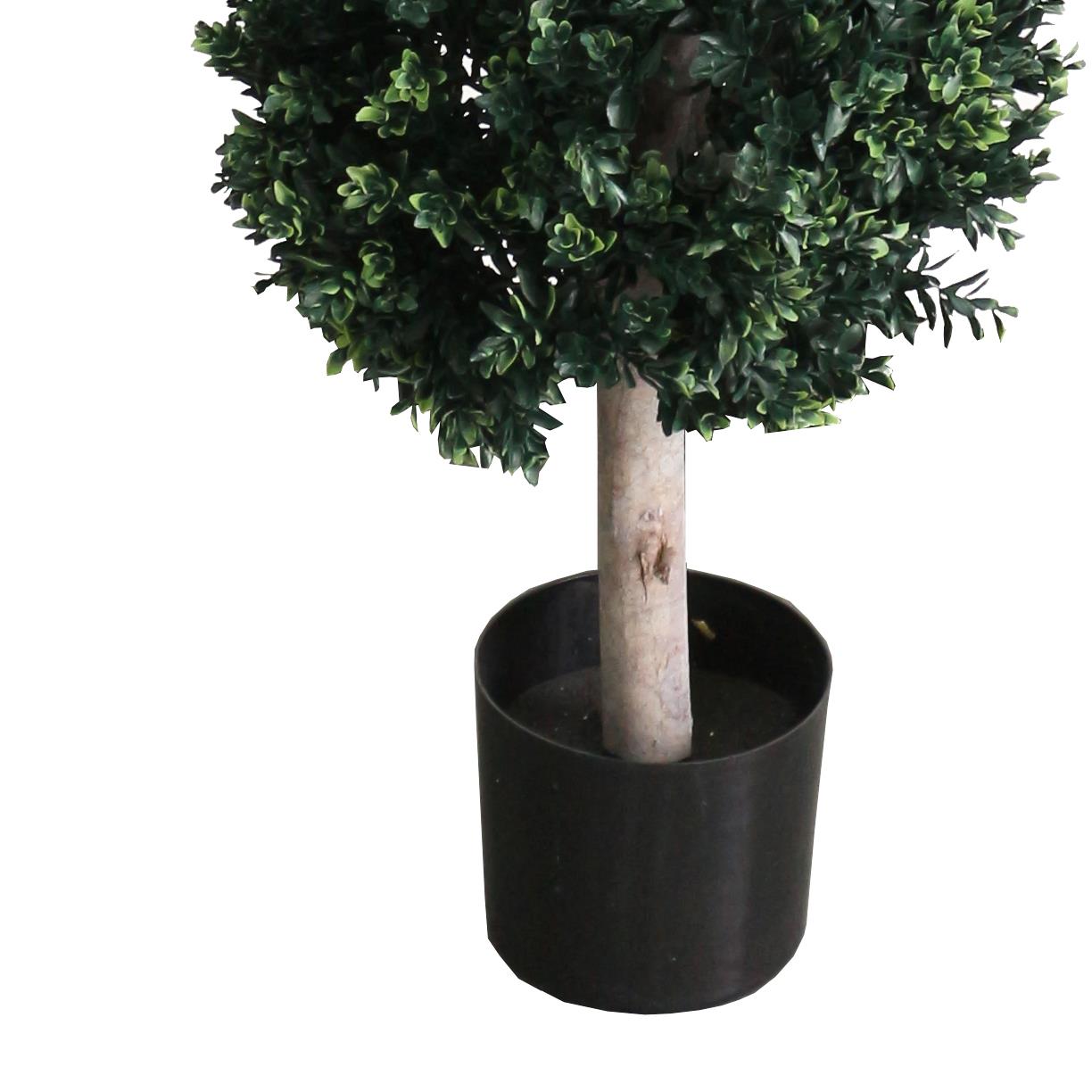 150cm UV Protected Triple Ball Topiary Tree Artificial – image 3