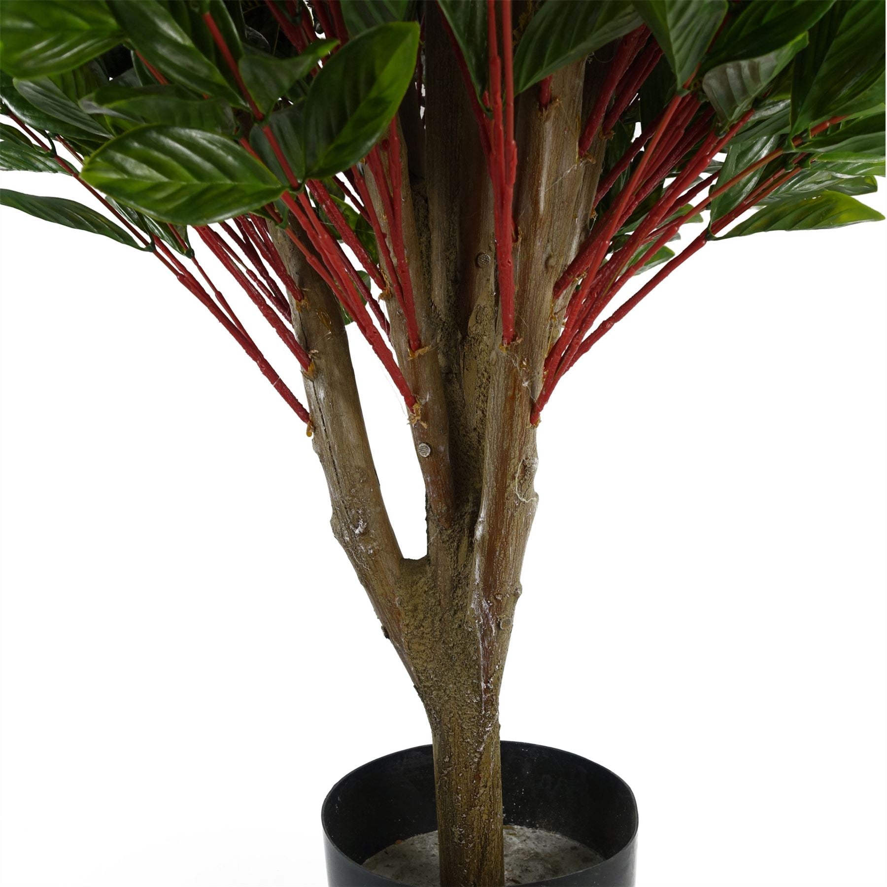Artificial 90cm Pair of UV Resistant Gloxinia Ball Topiary and Trunk – image 4