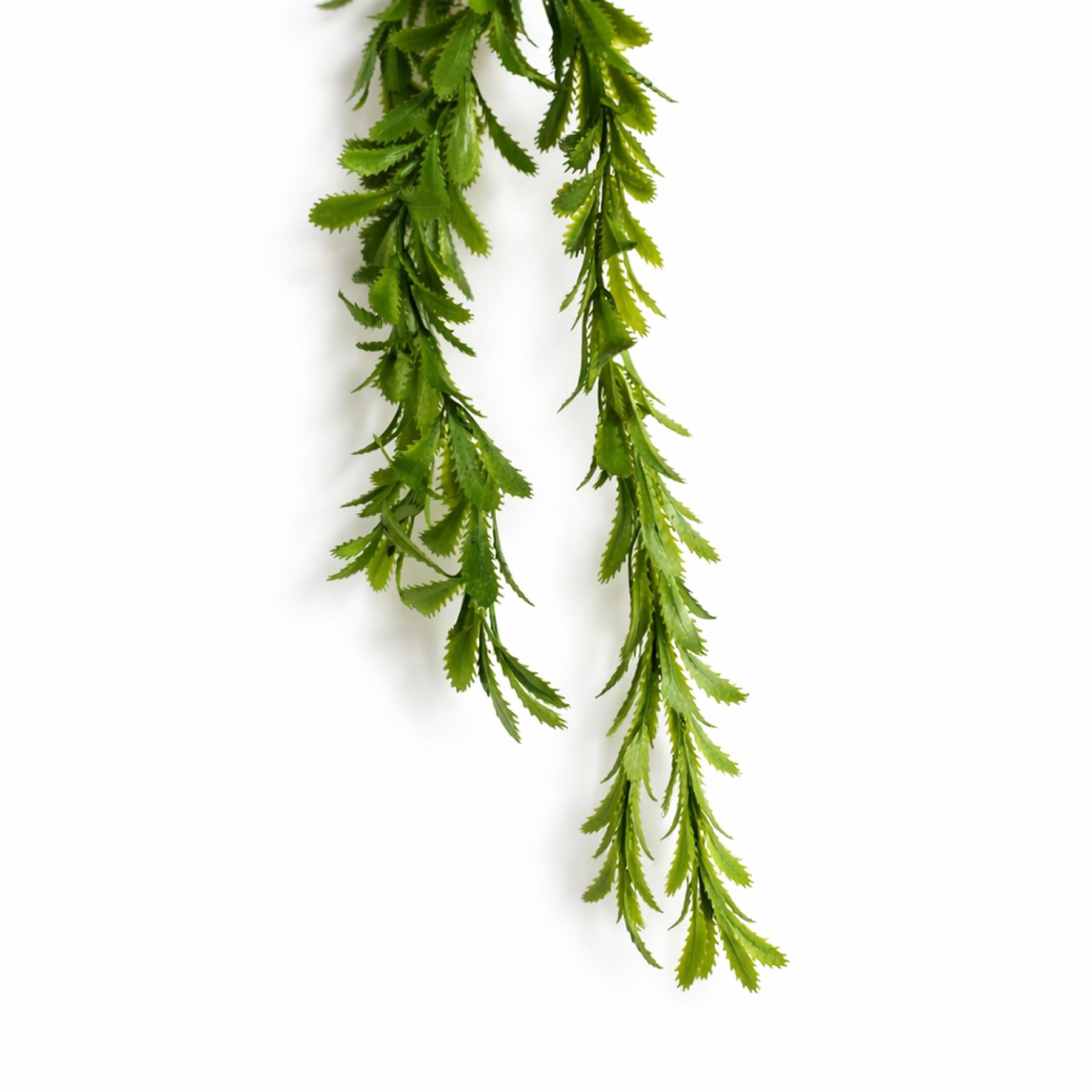 80cm Artificial Trailing Fern Style Hanging Plant Faux Greenery Vine – image 2