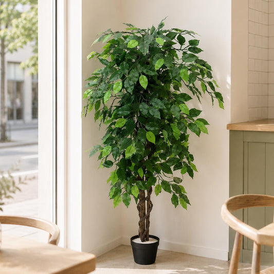120cm Artificial Ficus Tree Large Bushy Shape
