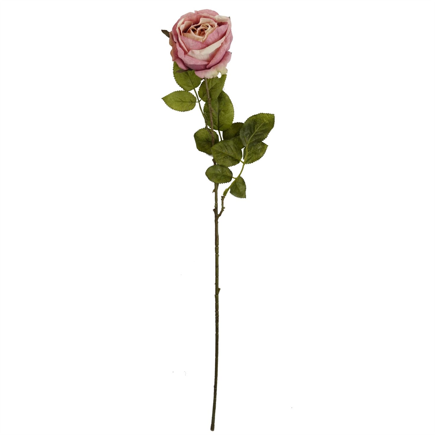 70cm Artificial Light Pink Rose – image 2