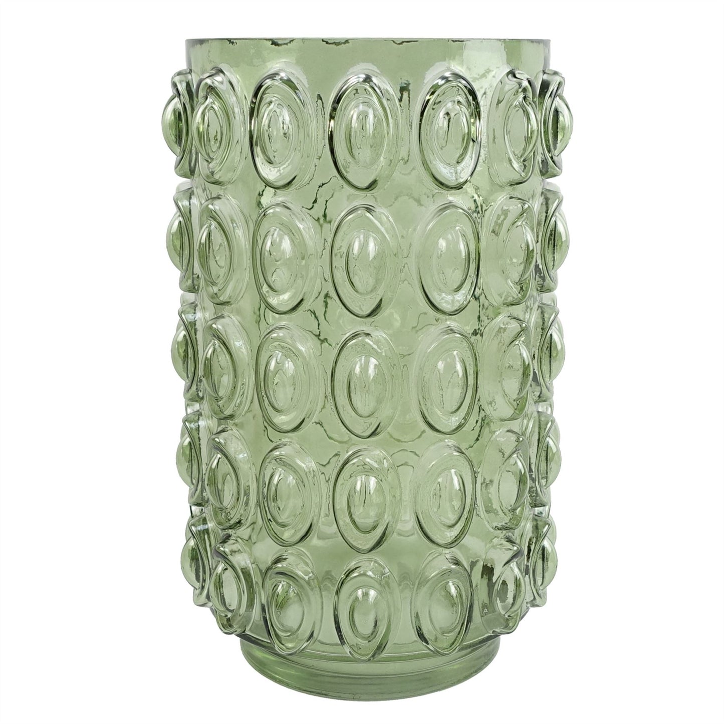 55cm Artificial Chrysanthemum Glass Retro Vase – image 6