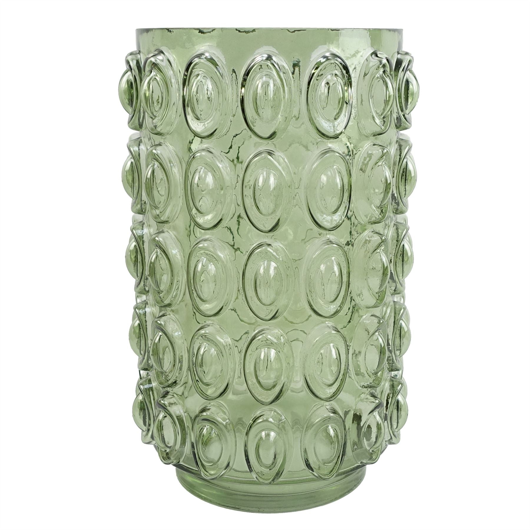 55cm Artificial Chrysanthemum Glass Retro Vase – image 6