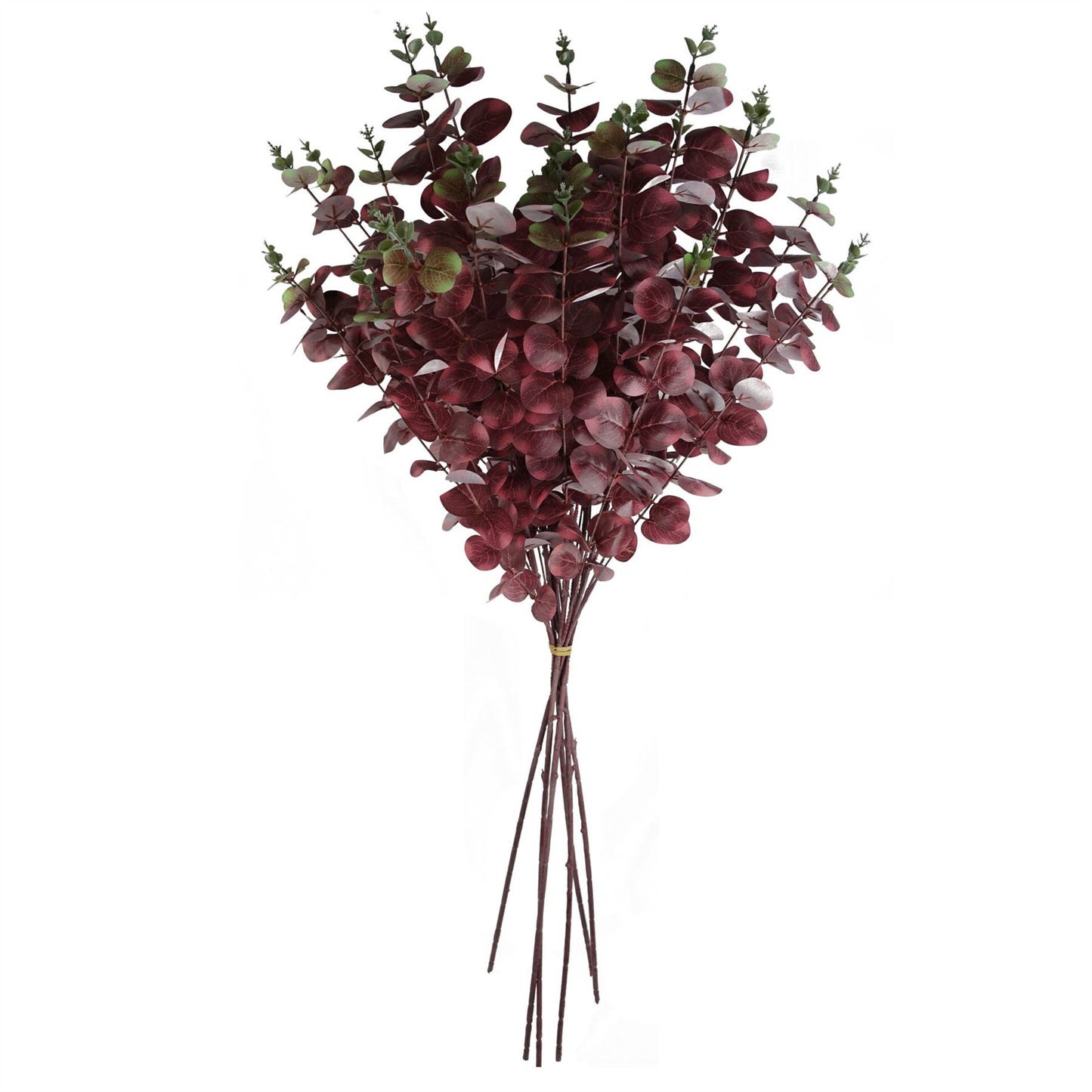 100cm Artificial Eucalyptus Foliage Burgundy – image 5