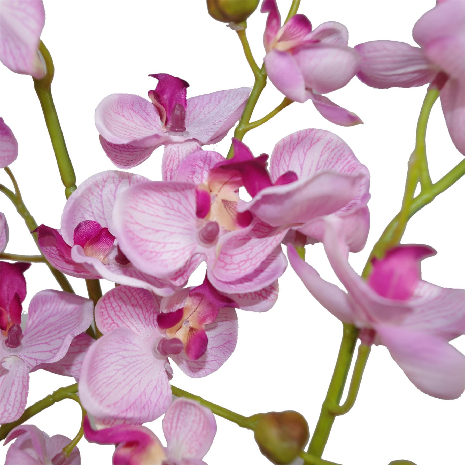 60cm Artificial Luxury Orchid Triple Stem Pink Realistic Plant – image 3