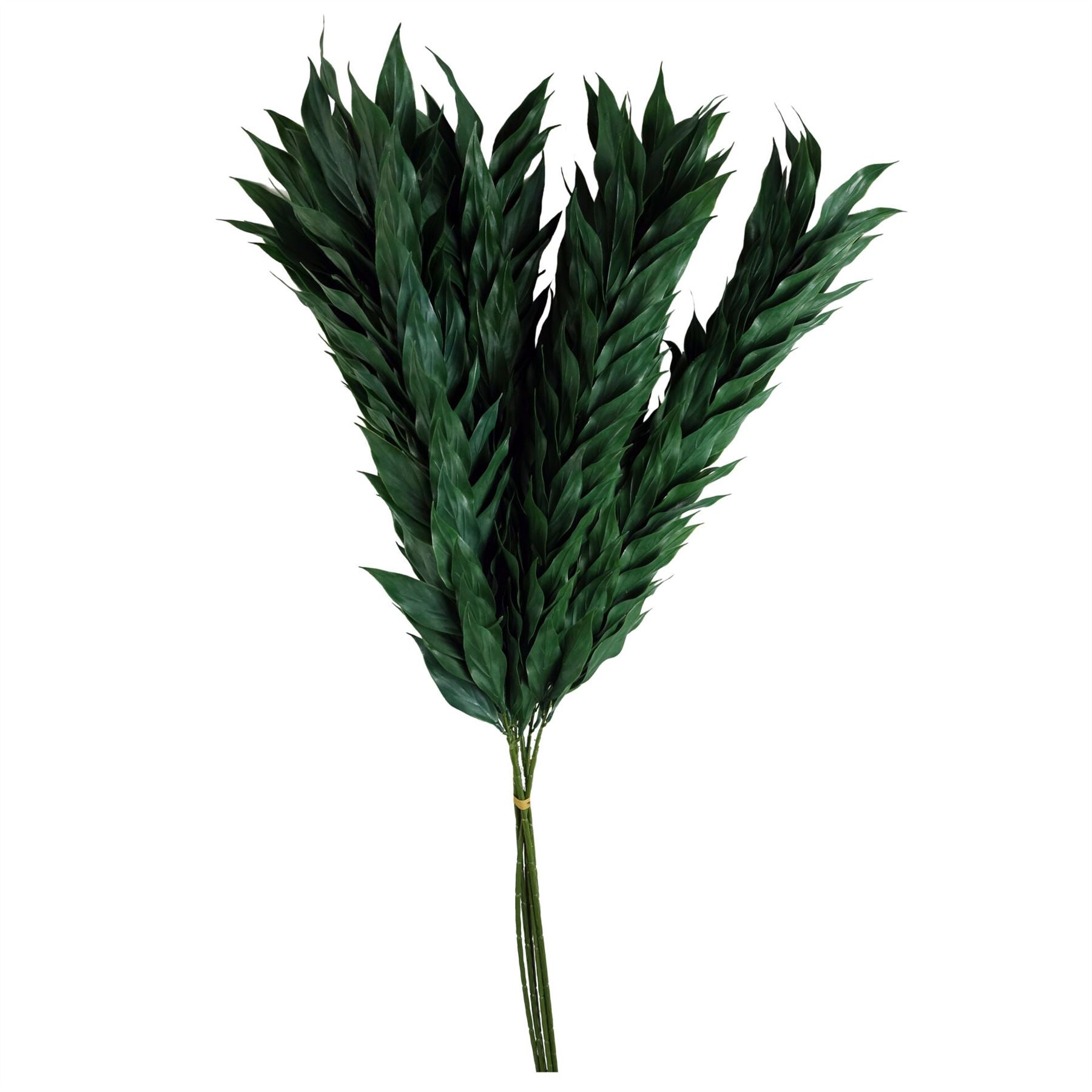 100cm Artificial Plastic Decorative Leaf Spray – image 4
