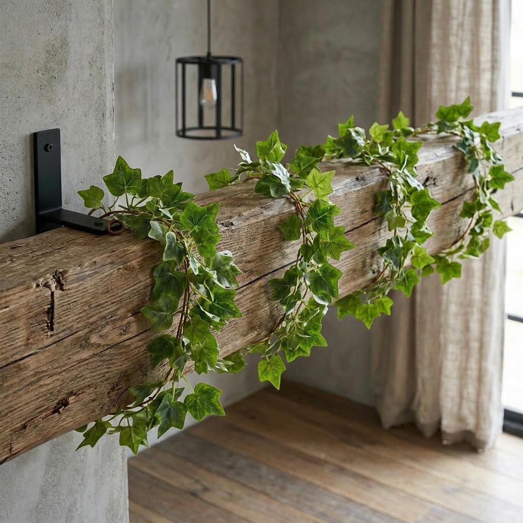 160cm Artificial Ivy Garland Trailing Hanging Plant Faux Foliage Green – image 3